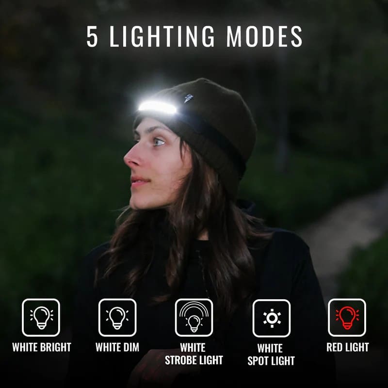 Bandeau Lumi Light LED 2.0 avec lumière rouge