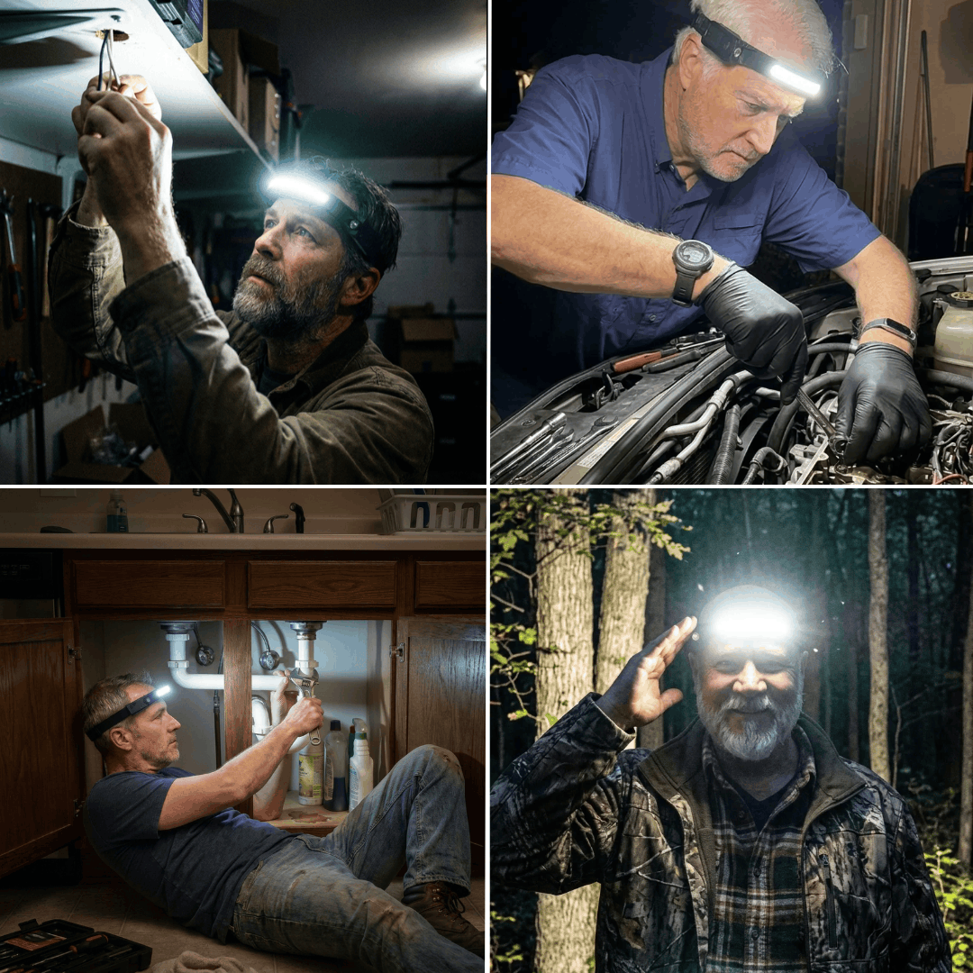 Headlamp for everyday tasks and outdoor activities
